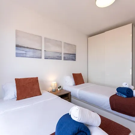 2 Bedroom Amazing Views Ocean Front Sunny Terrace With Pool In Costa Adeje By Aqua Vista Tenerife Apartmán