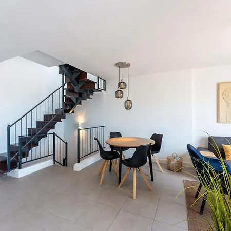 2 Bedroom Amazing Views Ocean Front Sunny Terrace With Pool In Costa Adeje By Aqua Vista Tenerife *