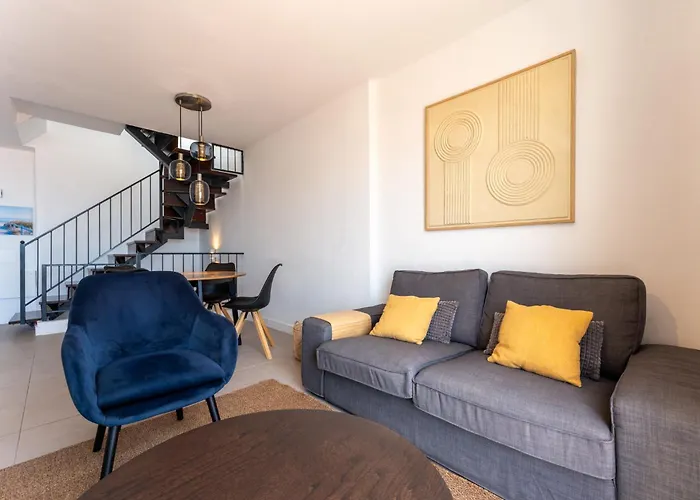 דירה Callao Sunset Apartment, Sea View And Pool קיאו סלבאחה