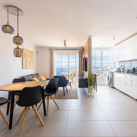 2 Bedroom Amazing Views Ocean Front Sunny Terrace With Pool In Costa Adeje By Aqua Vista Tenerife Callao Salvaje
